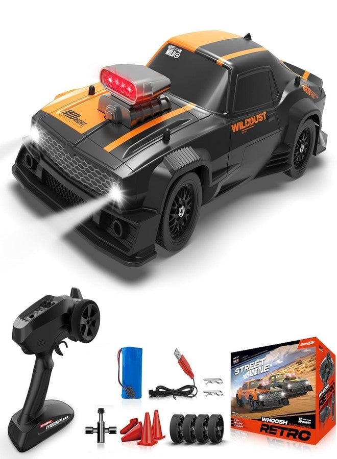 Daji 1:16 RC Drift Car 4WD 2.4GHz Remote Control Cars with Gyro 50km/H High Speed Drifting Car with LED Lights, Drift Tires ESP Full Proportion RC Race Cars Toy for Adults - Image 1
